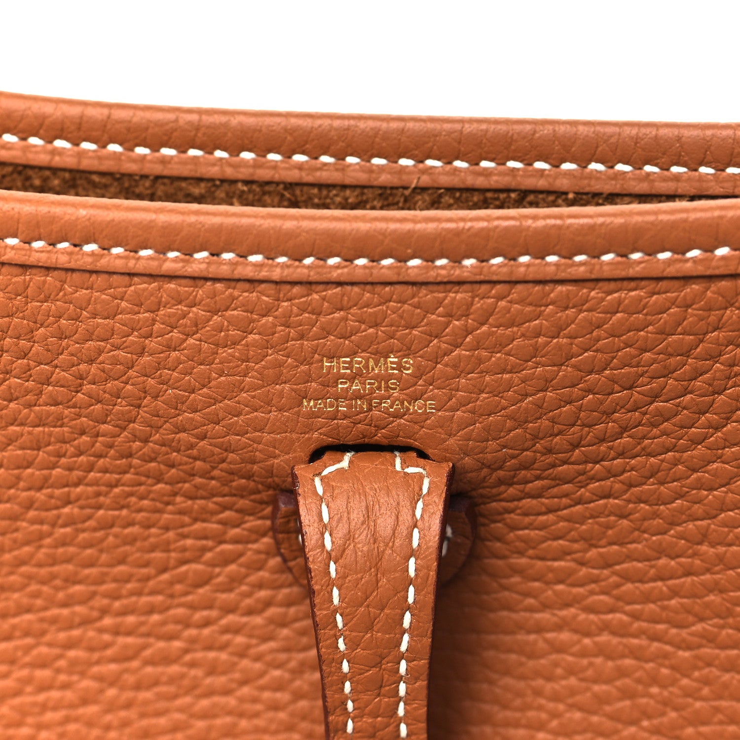 Hermes Taurillon Clemence Evelyne TPM Gold 6 of 10