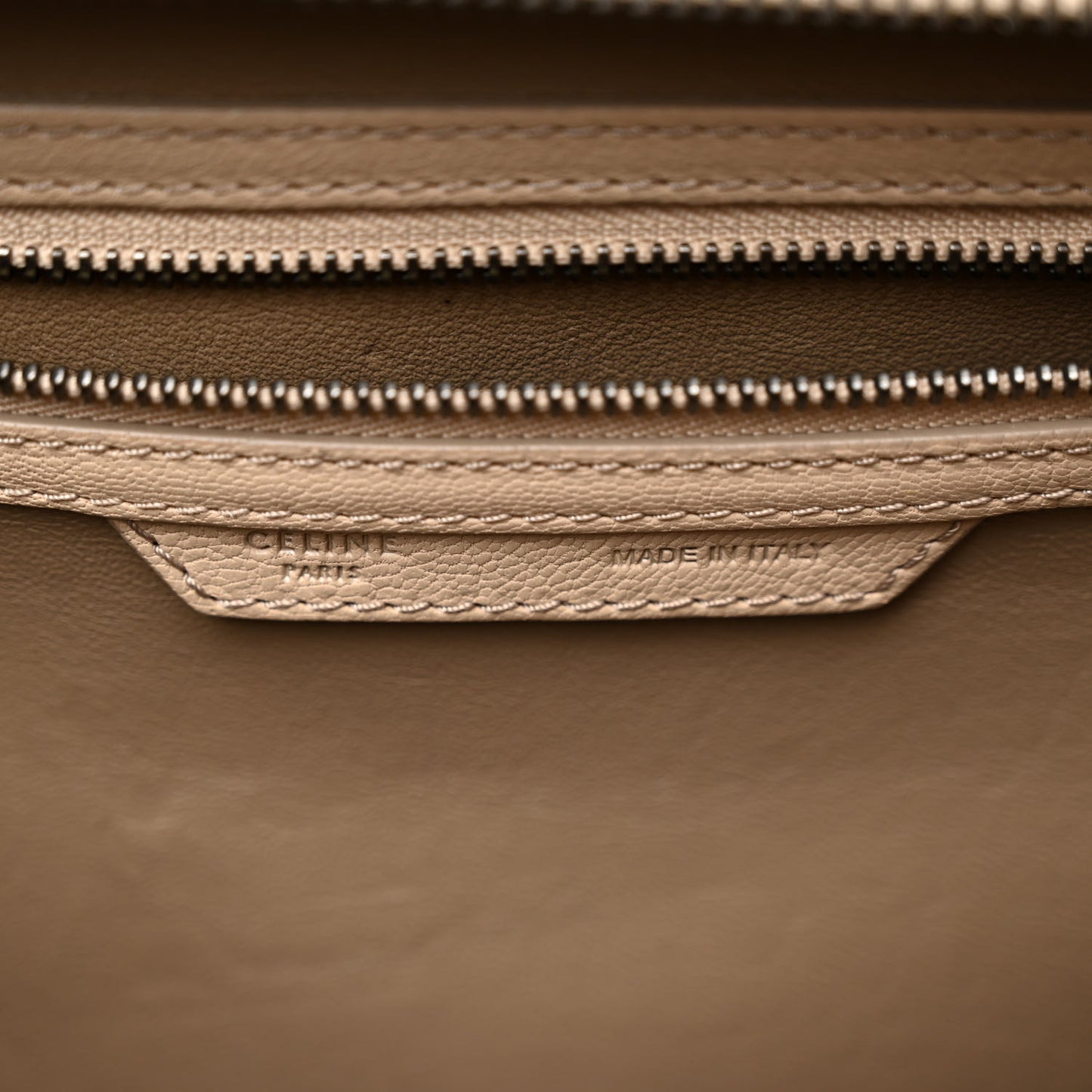 Drummed Calfskin Mini Luggage Dune