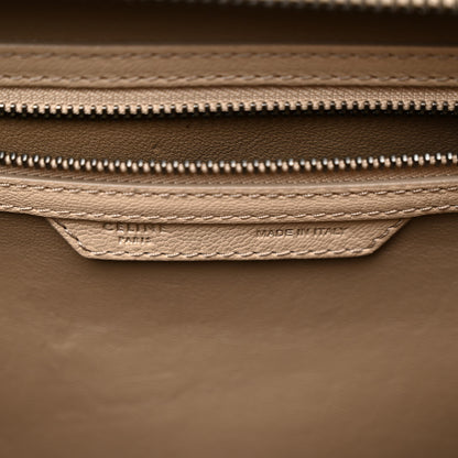 Celine Drummed Calfskin Mini Luggage Dune 6 of 10