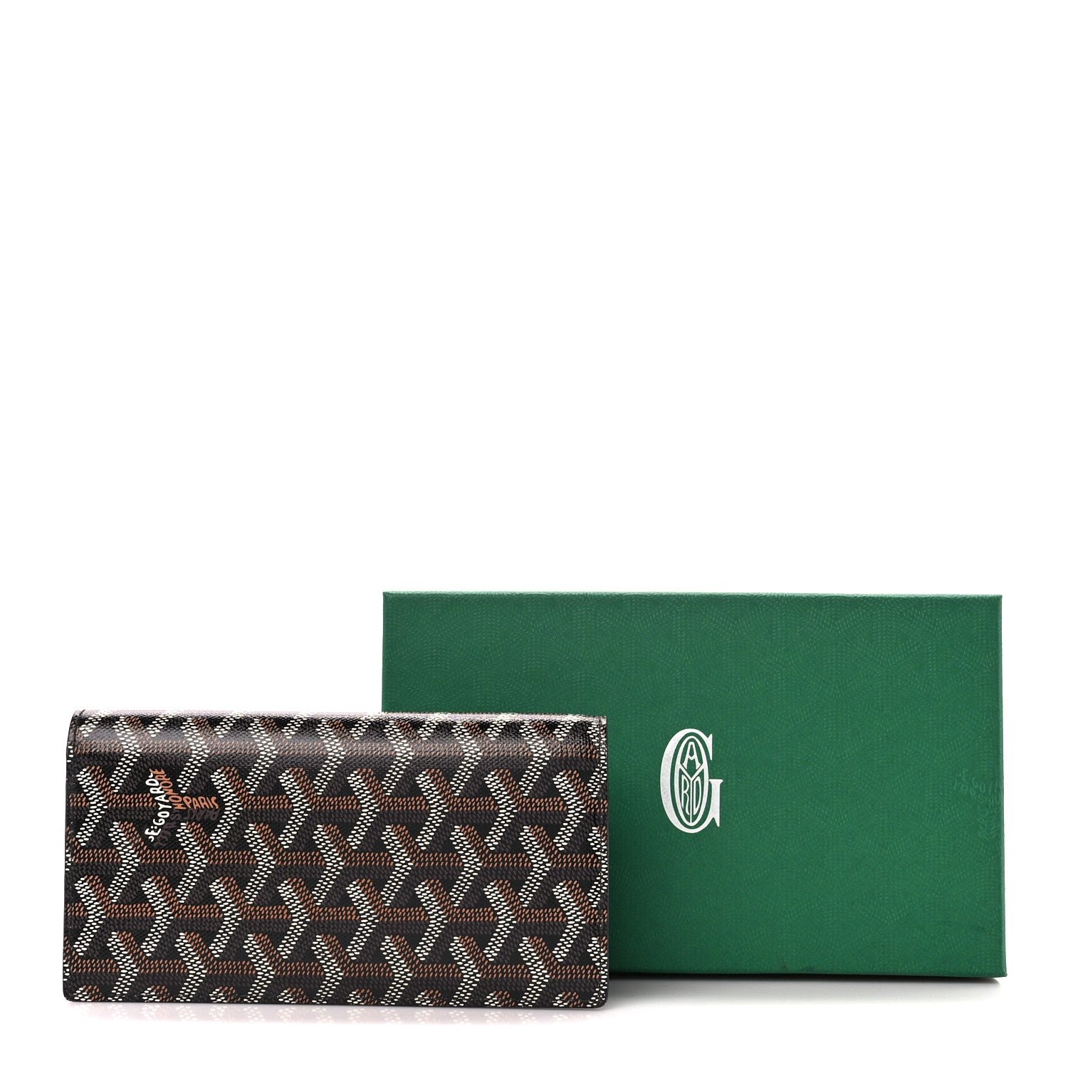 Goyard Goyardine Saint-Lambert Wallet Black Gold 14 of 14