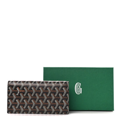 Goyard Goyardine Saint-Lambert Wallet Black Gold 14 of 14