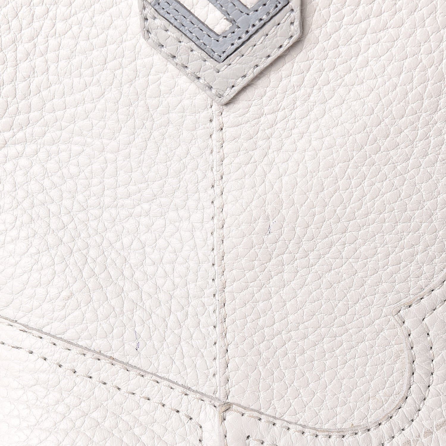 Fendi Grained Calfskin Cutwalk Ankle Boots 36.5 White 19 of 19
