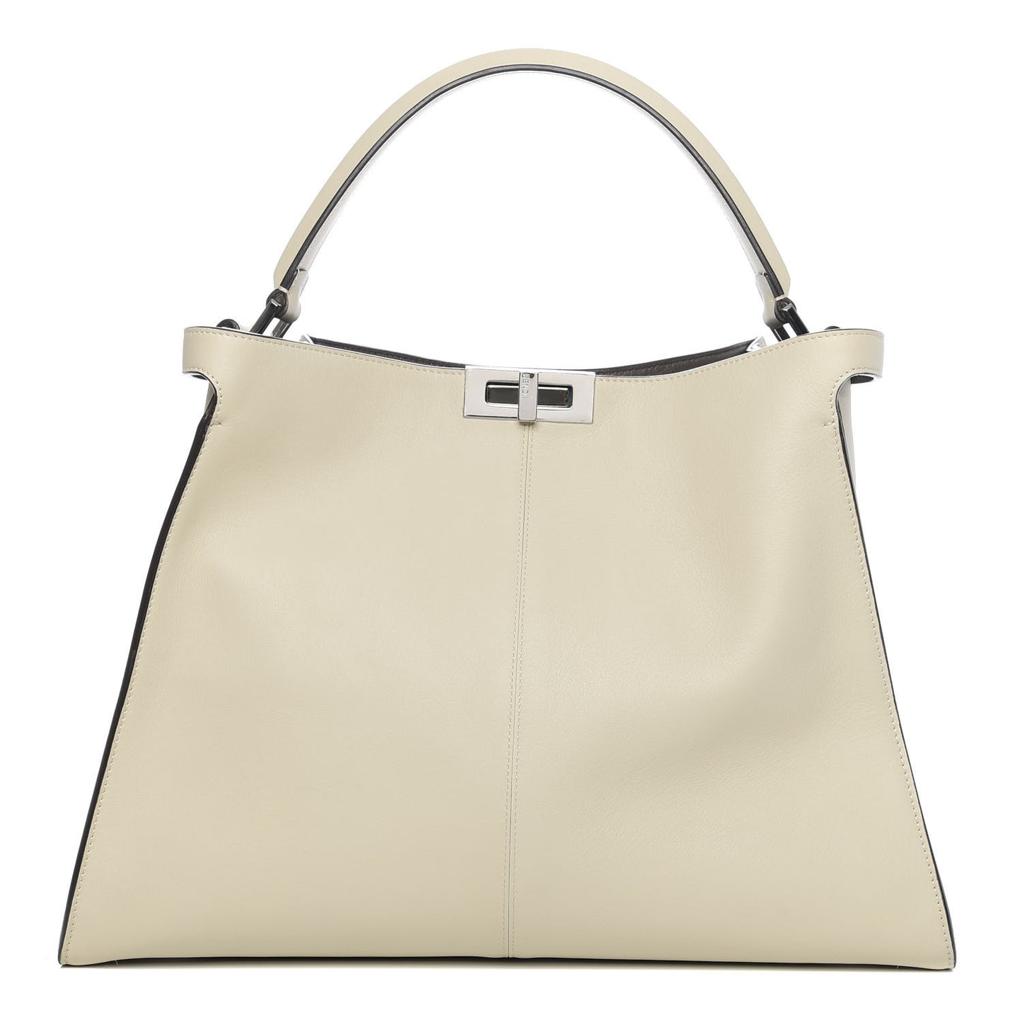 Vitello Seta Century Large Peekaboo X-Lite Latte Balena