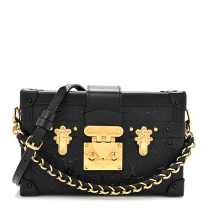 Louis Vuitton Midnight Canvas Petite Malle Black 1 of 12