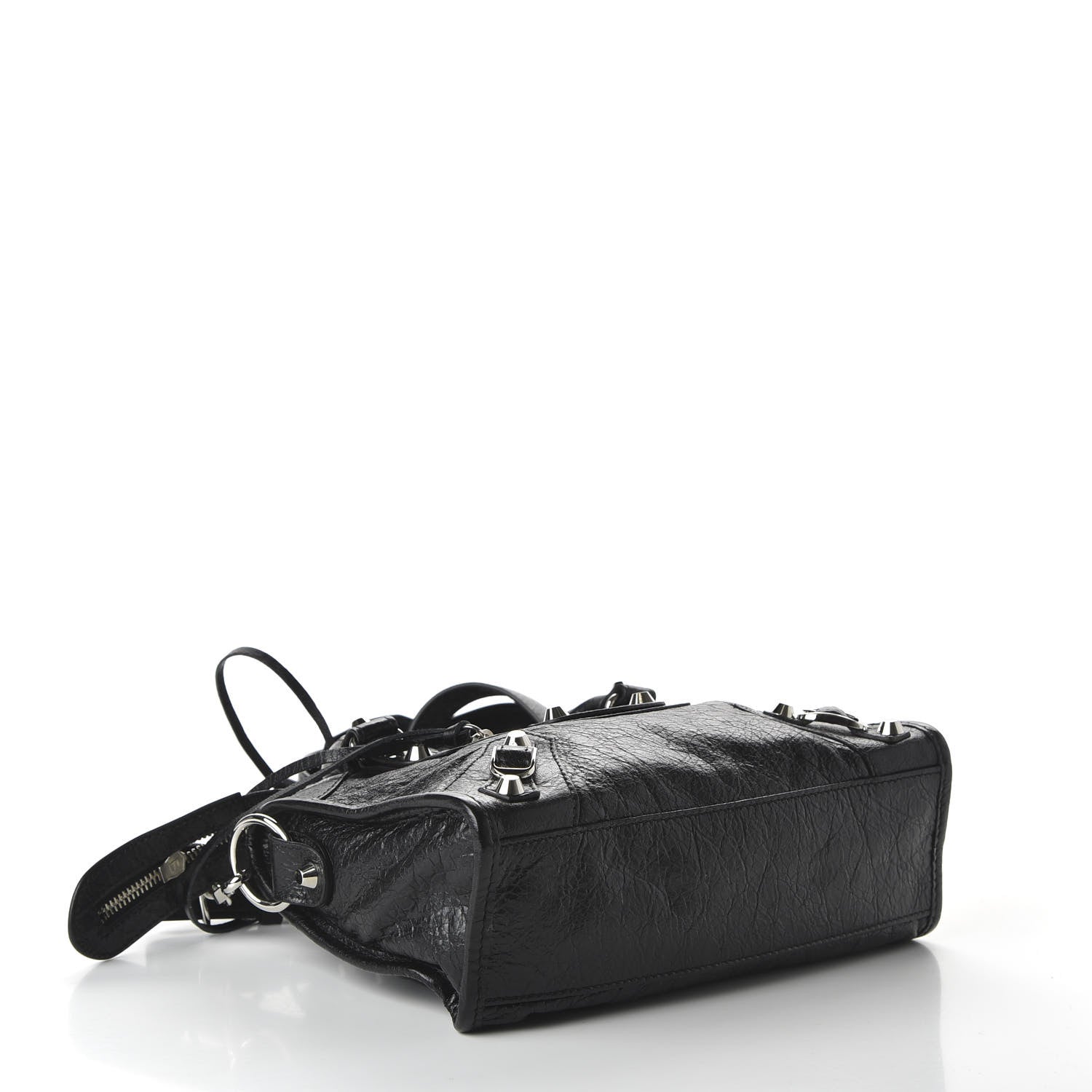 Balenciaga Agneau Classic Silver Hardware Mini City Black 4 of 10