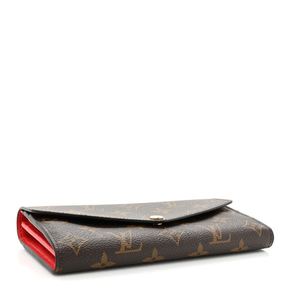 Louis Vuitton Monogram Sarah Wallet NM Coquelicot 4 of 15