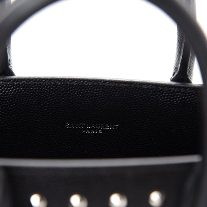 Saint Laurent Grain De Poudre Studded Nano Sac De Jour Black 8 of 9