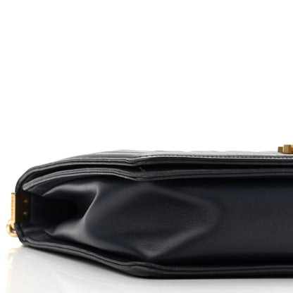 Chanel Lambskin Quilted Large Boy Flap Navy 9 of 11