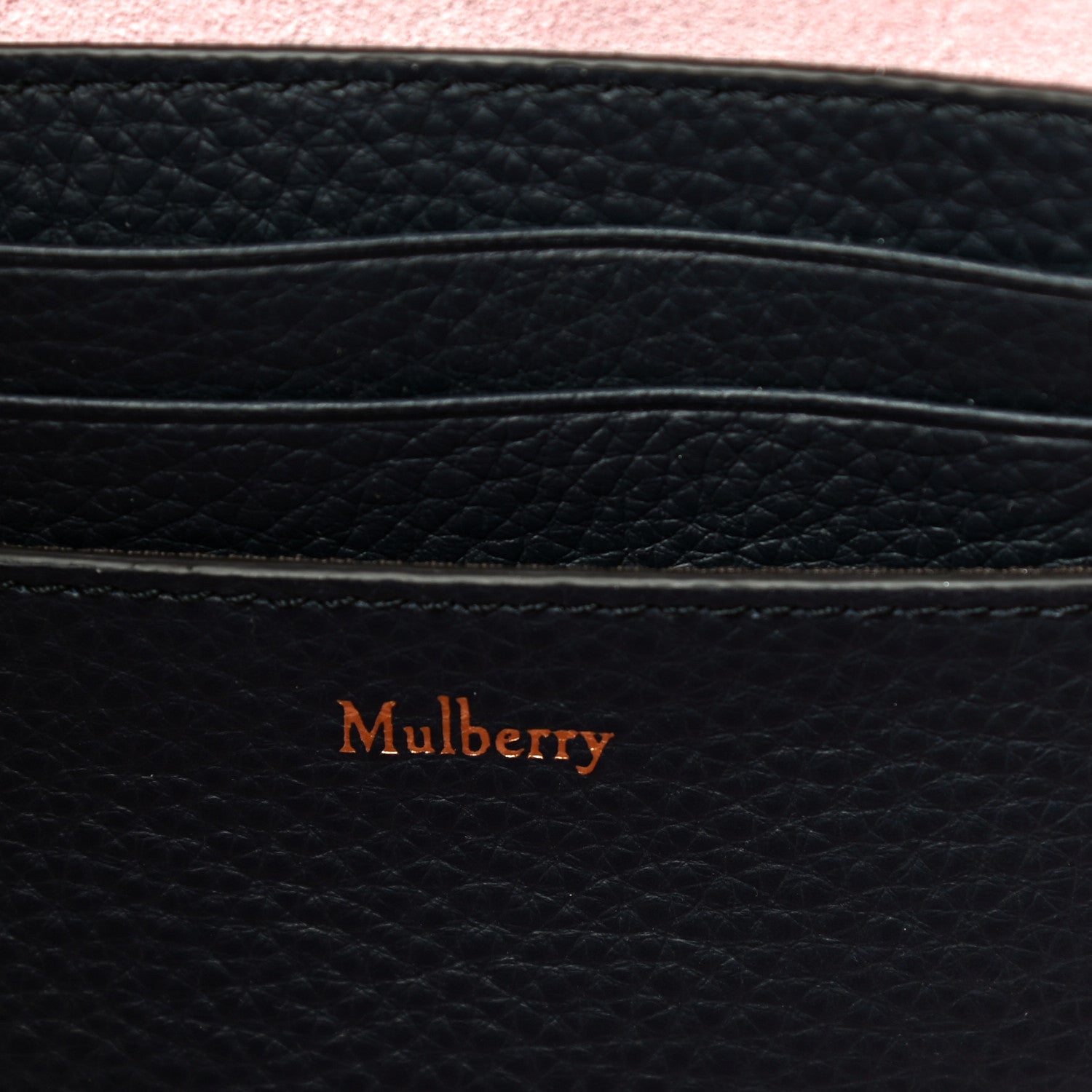 Mulberry Small Classic Grain Calfskin Brockwell Clutch Bright Blue 6 of 10