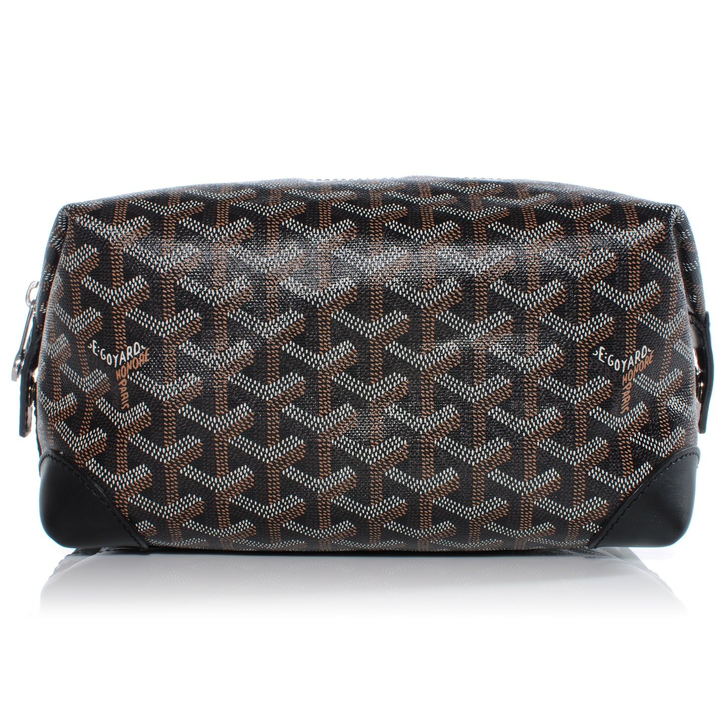 Goyardine Boeing 25 Trousse de Toilette Black