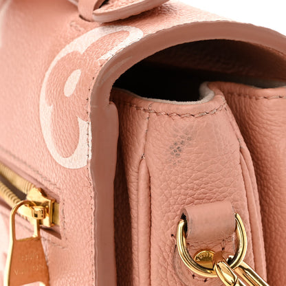 Louis Vuitton Empreinte Monogram Giant Pochette Metis Rose Trianon Cream 13 of 14