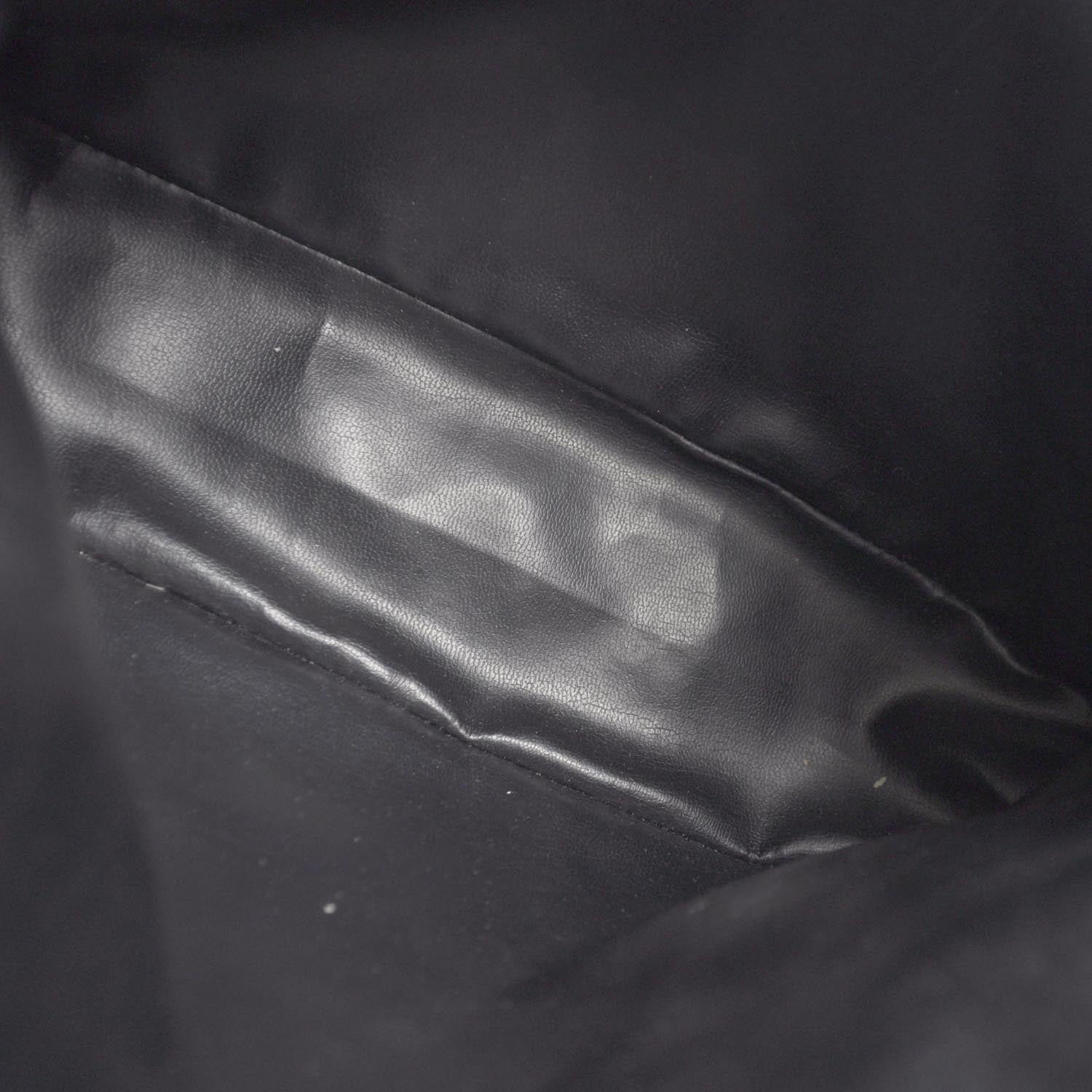 Chanel Lambskin Quilted Shoulder Bag Navy GHW 7 of 10