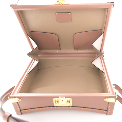 Moynat Box Calfskin Mini Limousine Box Bag Deserts Rose 5 of 9