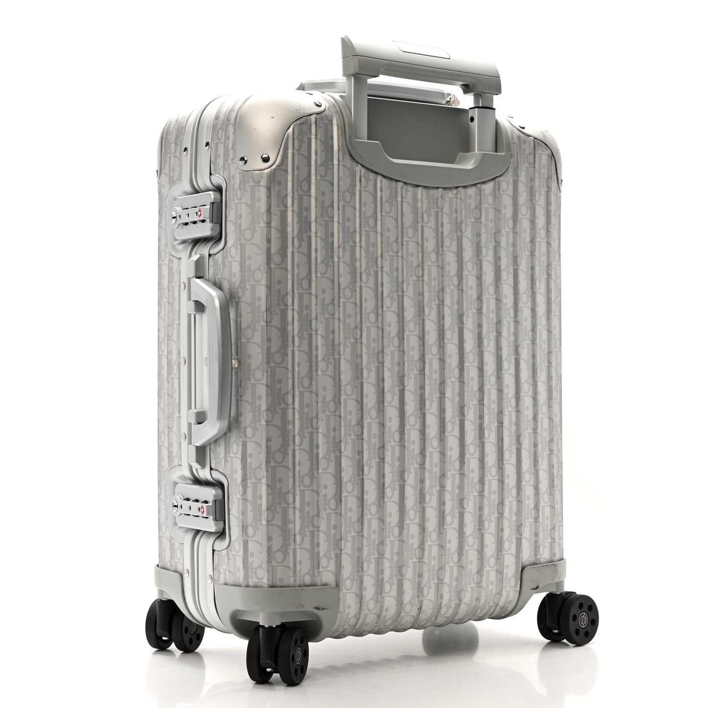 X RIMOWA Aluminum Gradient Cabin Luggage Silver