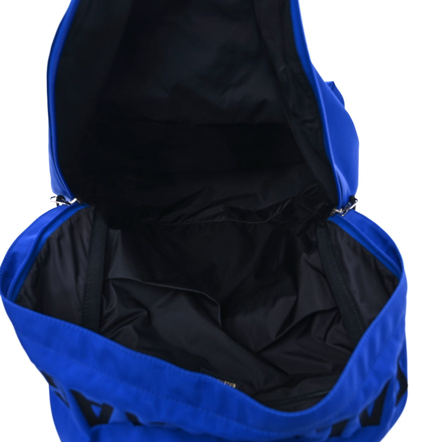 Nylon Wheel Logo Backpack Blue