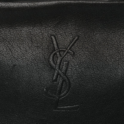 Saint Laurent Lambskin Monogram Small Lou Camera Bag Black 8 of 11