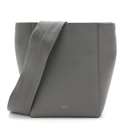 Celine Soft Grained Calfskin Small Sangle Bucket Bag Kohl 1 of 10