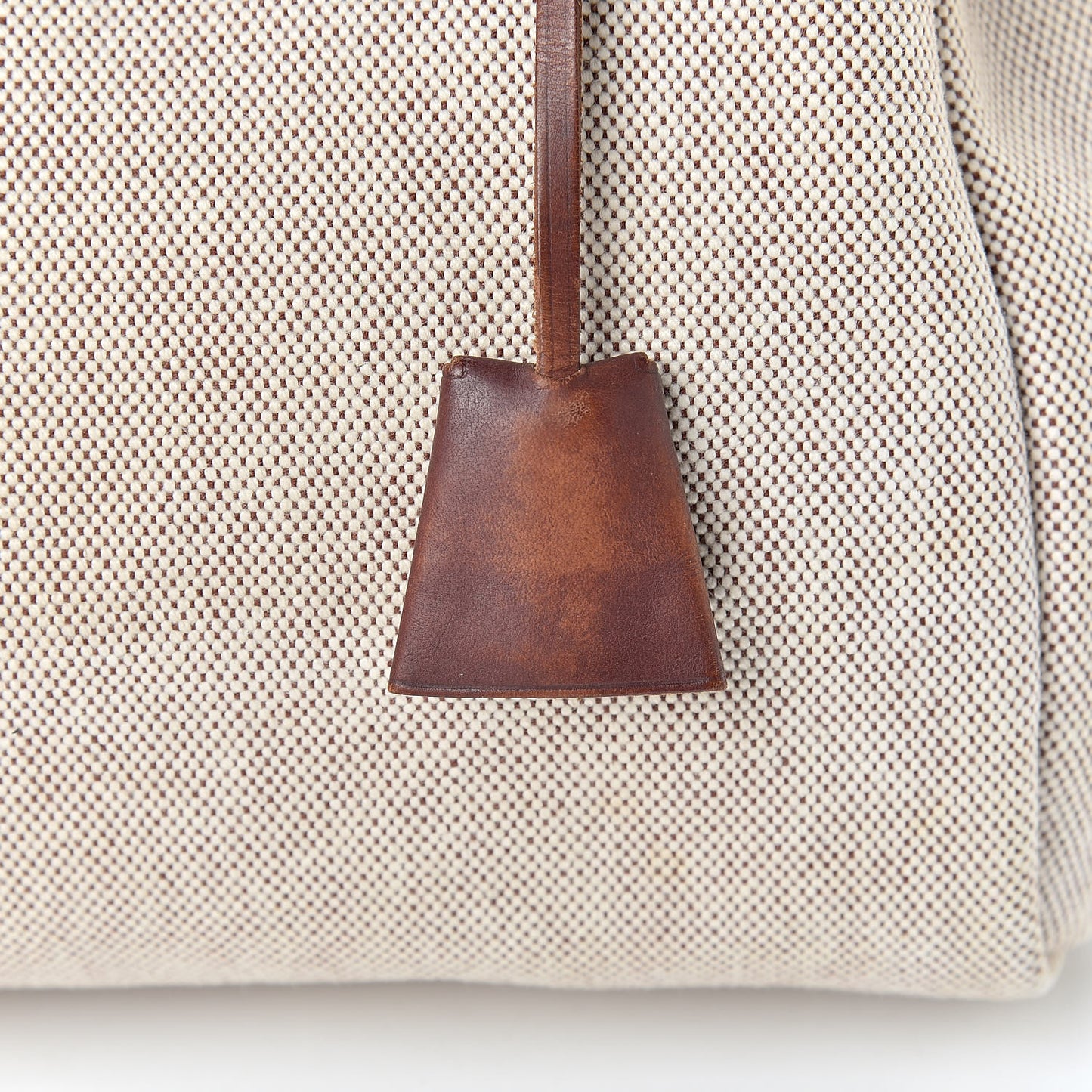 Toile Vache Calfskin Herbag 30 PM Natural