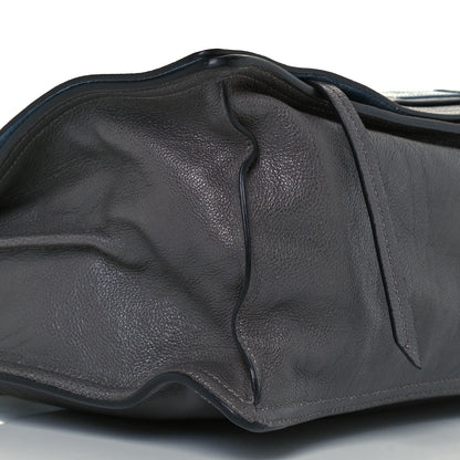 Prada Glace Calf Etiquette Flap Marmo Astrale 9 of 11