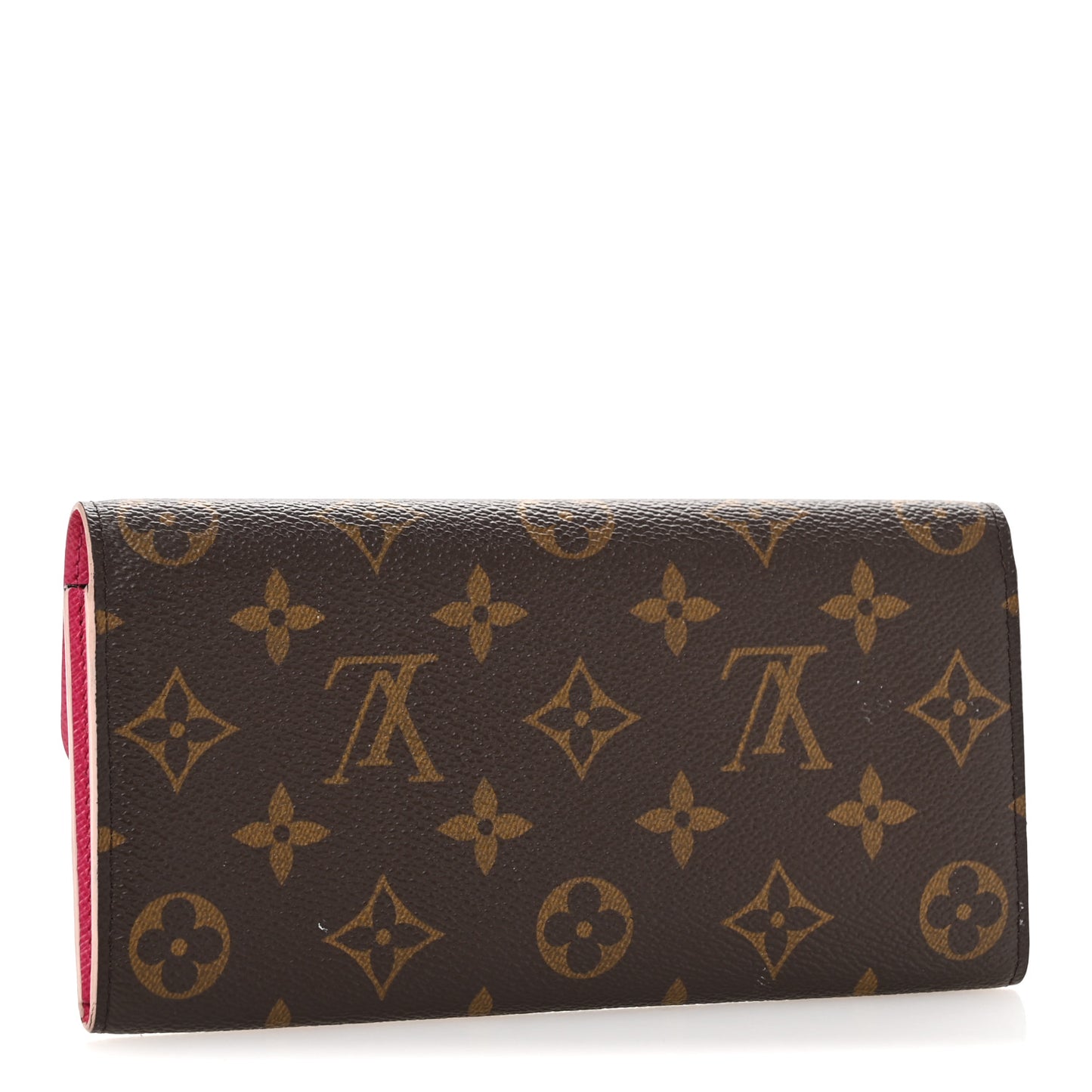 Monogram Bloom Flower Emilie Wallet Fuchsia