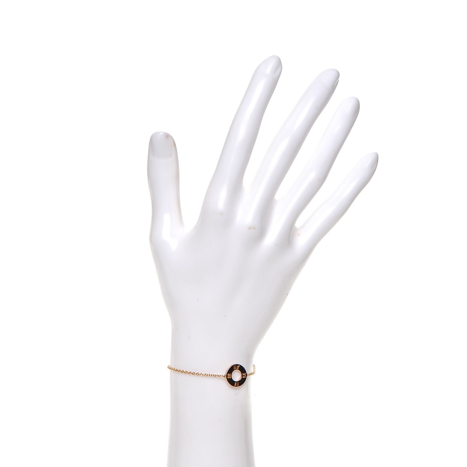 Tiffany 18K Rose Gold Diamond Atlas Pierced Bracelet 2 of 7