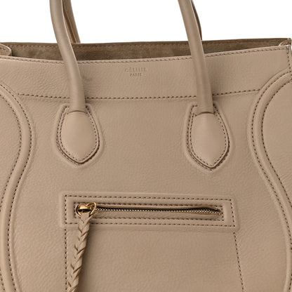 Celine Grained Calfskin Medium Phantom Luggage Taupe 4 of 10