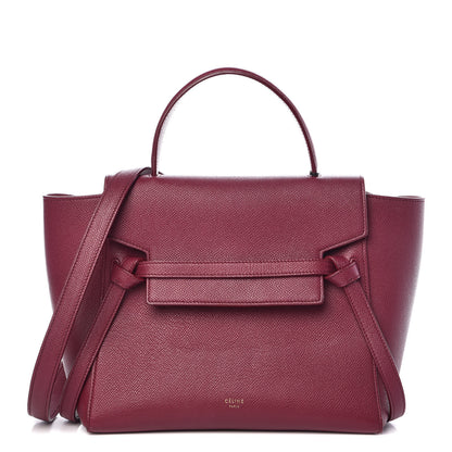 Celine Baby Grained Calfskin Micro Belt Bag Plum 1 of 9