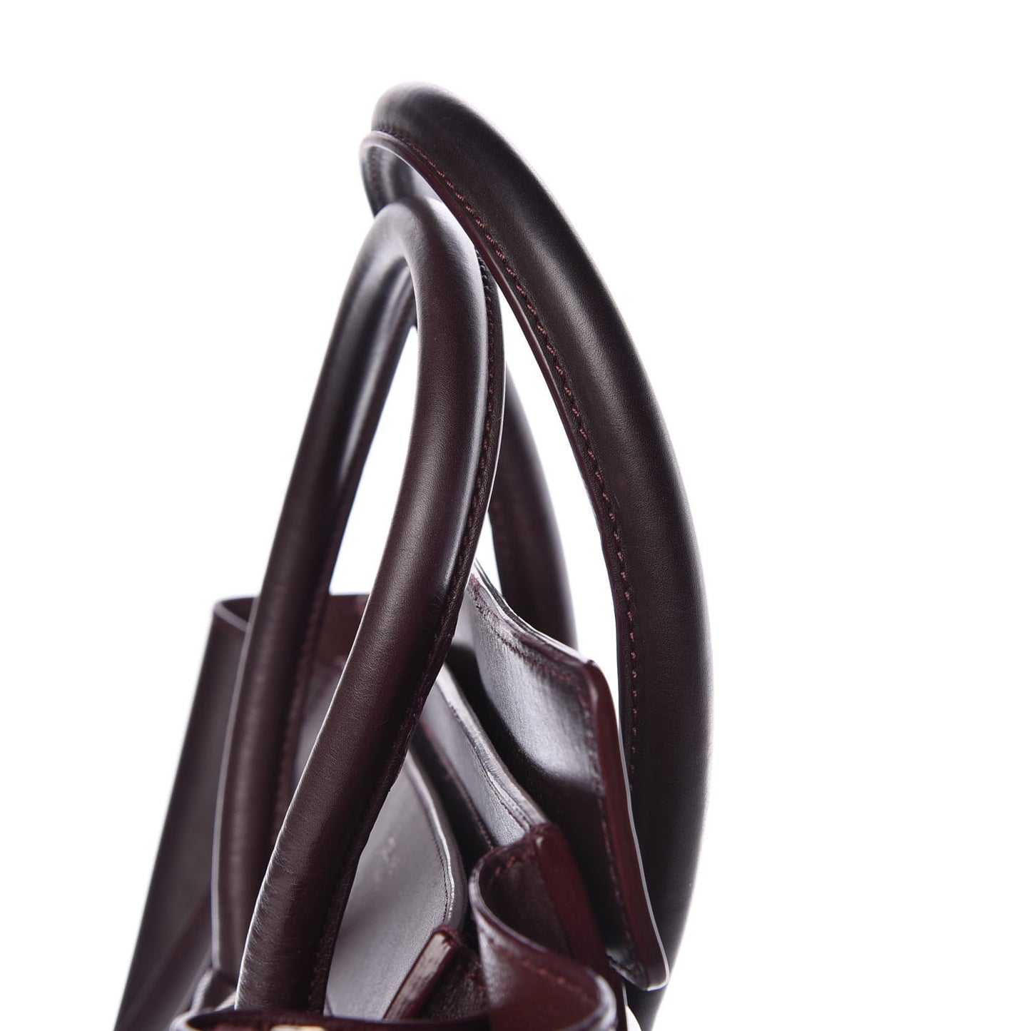 Smooth Calfskin Mini Luggage Burgundy