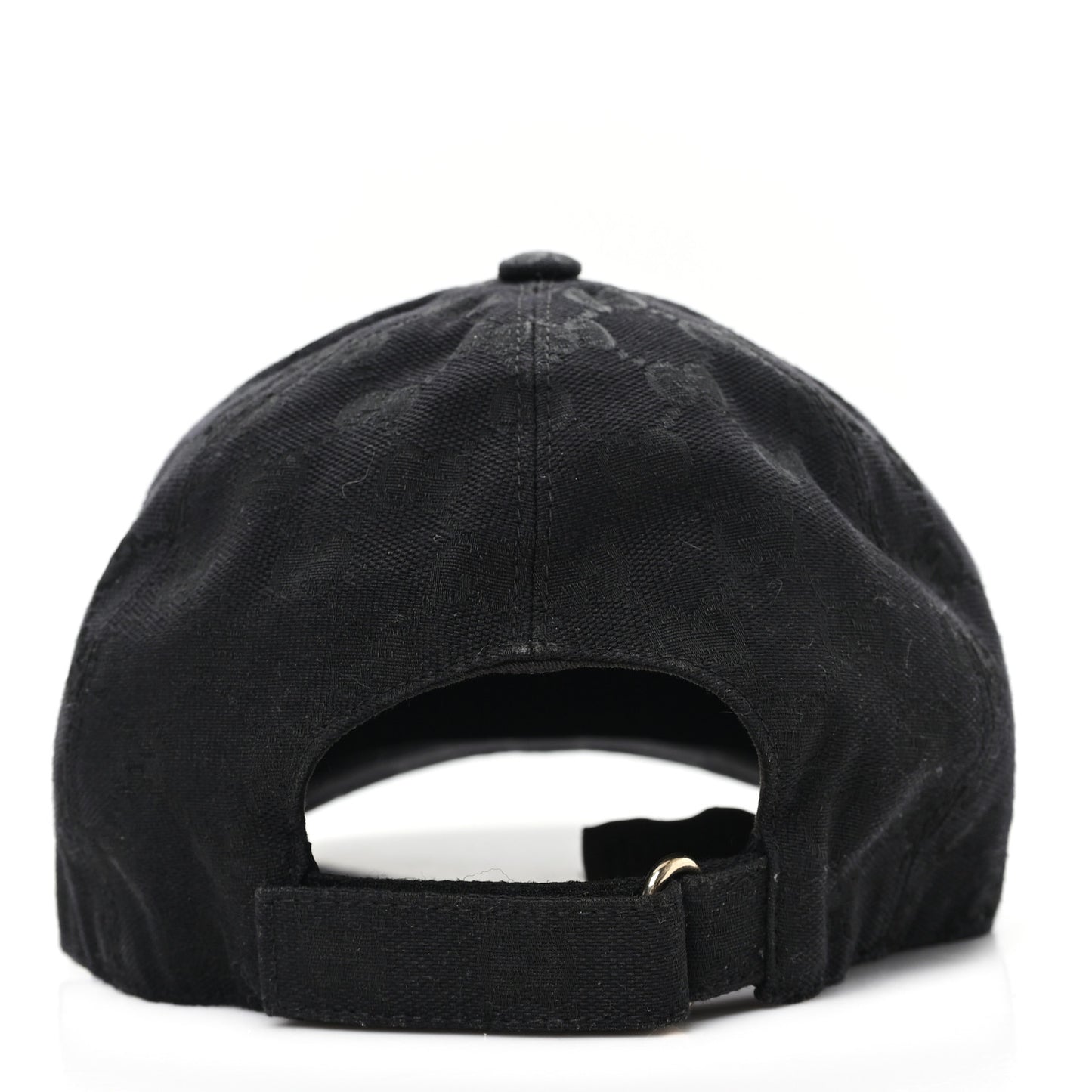 Monogram Textured Dollar Calfskin Zeno Baseball Hat XL Black