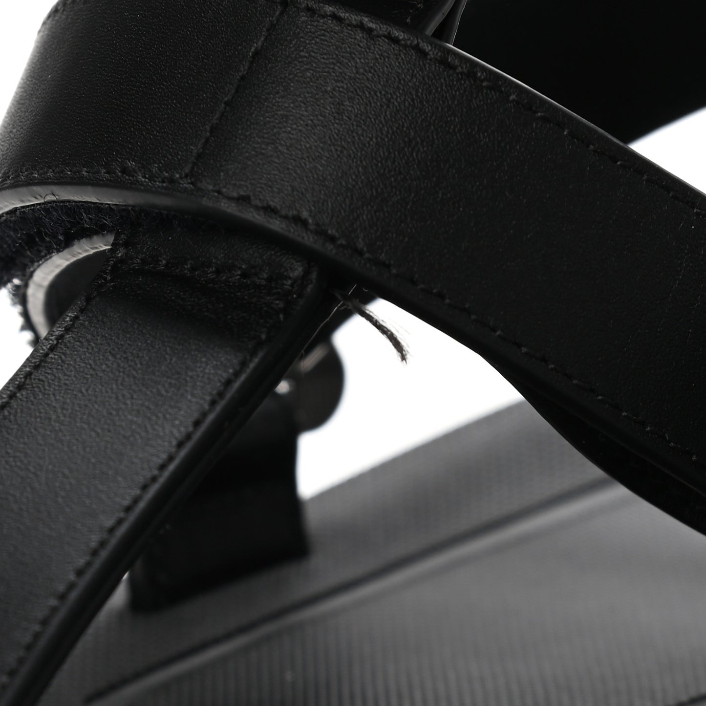 Calfskin Womens Enid Sandals 35 Black