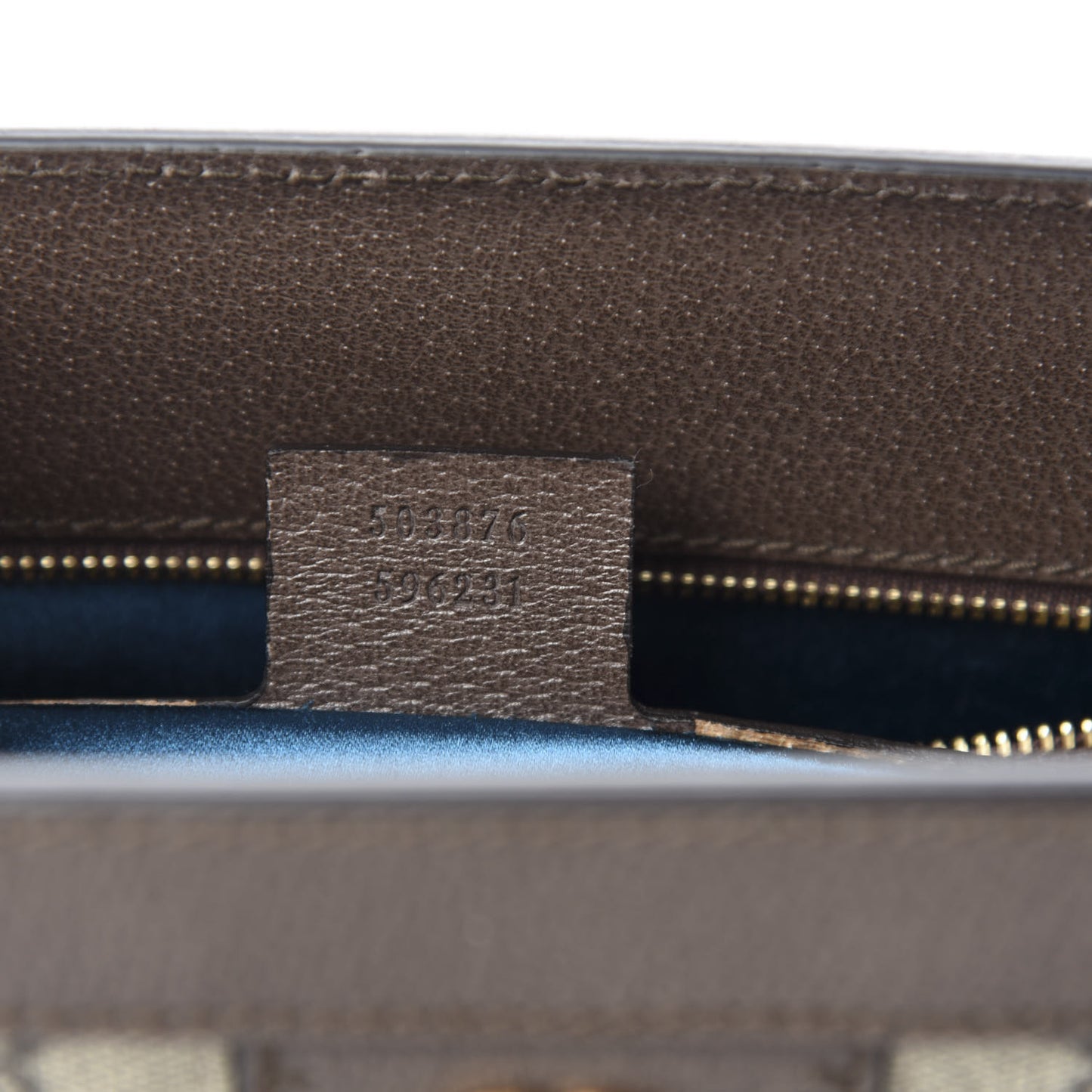 GG Supreme Monogram Web Medium Ophidia Chain Shoulder Bag Brown