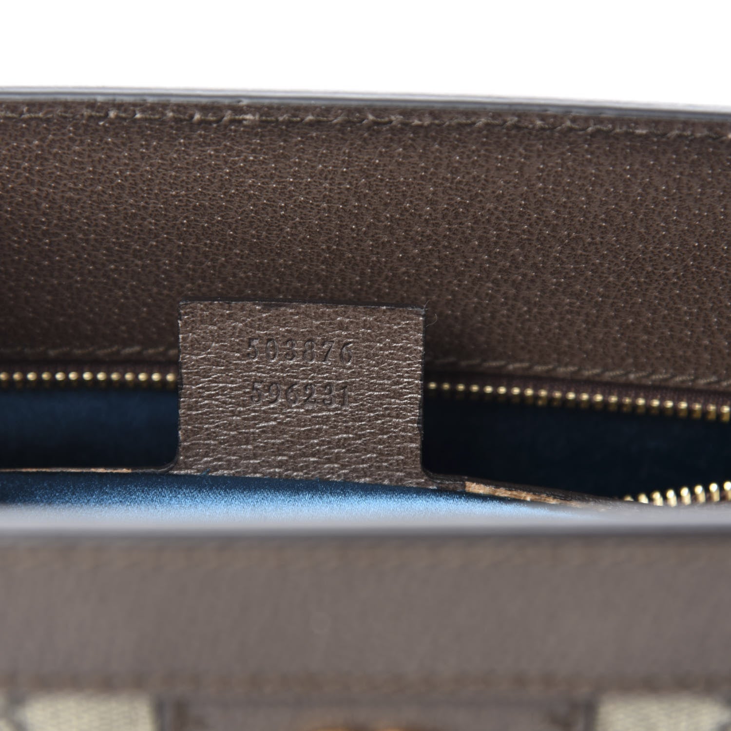 Gucci GG Supreme Monogram Web Medium Ophidia Chain Shoulder Bag Brown 9 of 10