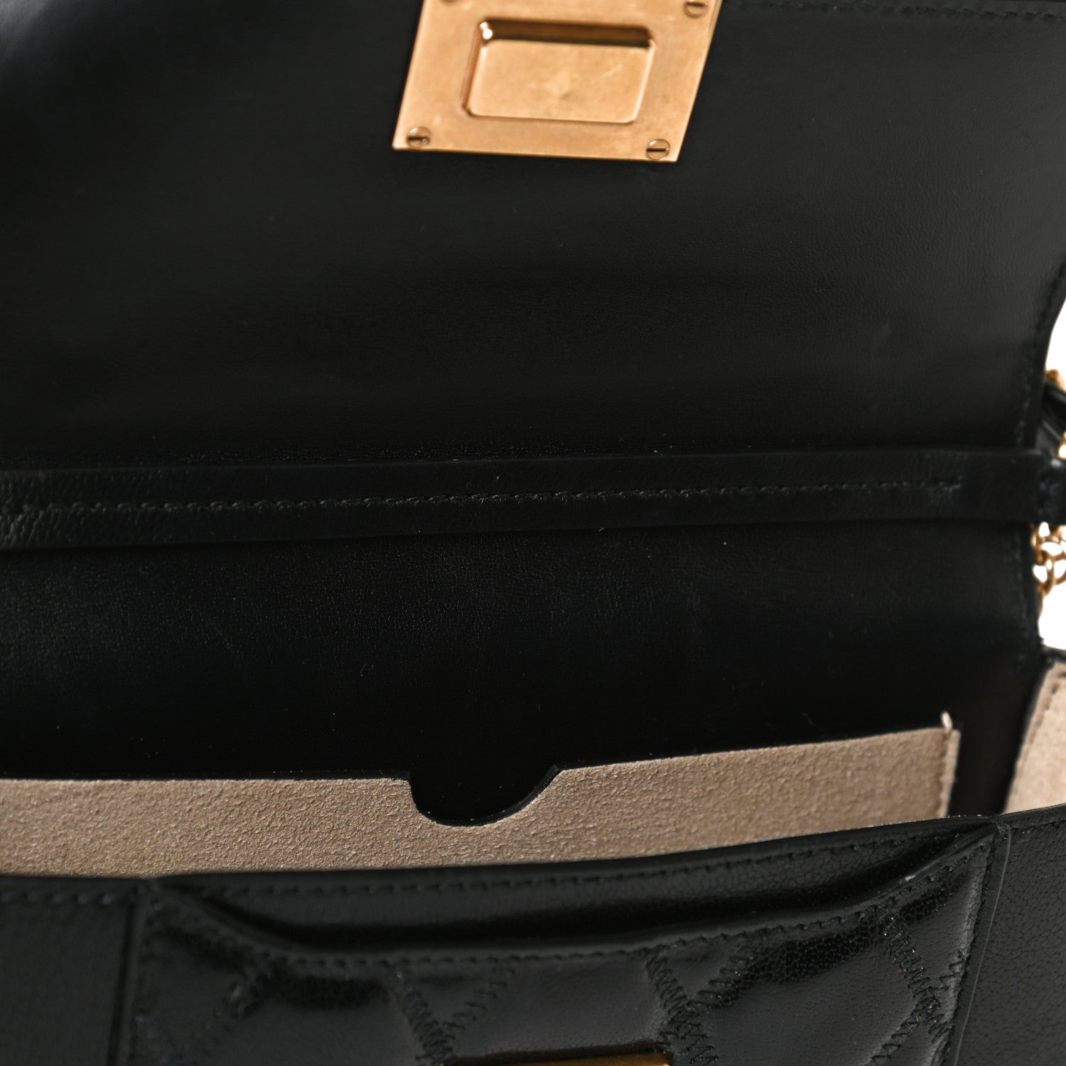 Givenchy Goatskin Quilted GV3 Mini Pocket Convertible Bag Black 14 of 14