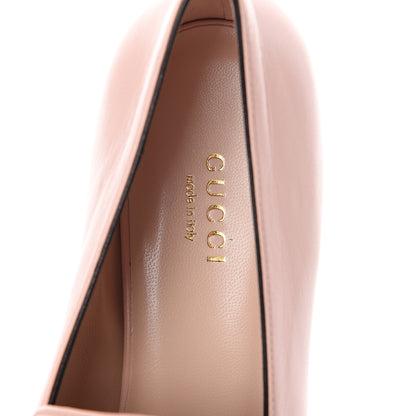 Gucci Malaga Kid Womens GG Marmont Loafers 37.5 Perfect Pink 5 of 7