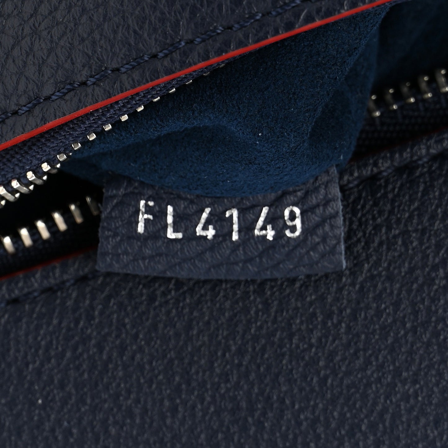Soft Calfskin My Lockme Top Handle Marine Rouge