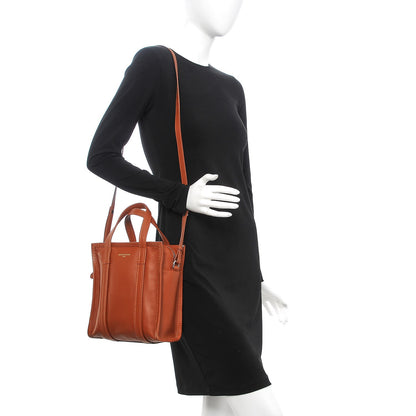 Balenciaga Agneau XS Bazar Shopper Tote Marron Fauve 2 of 20