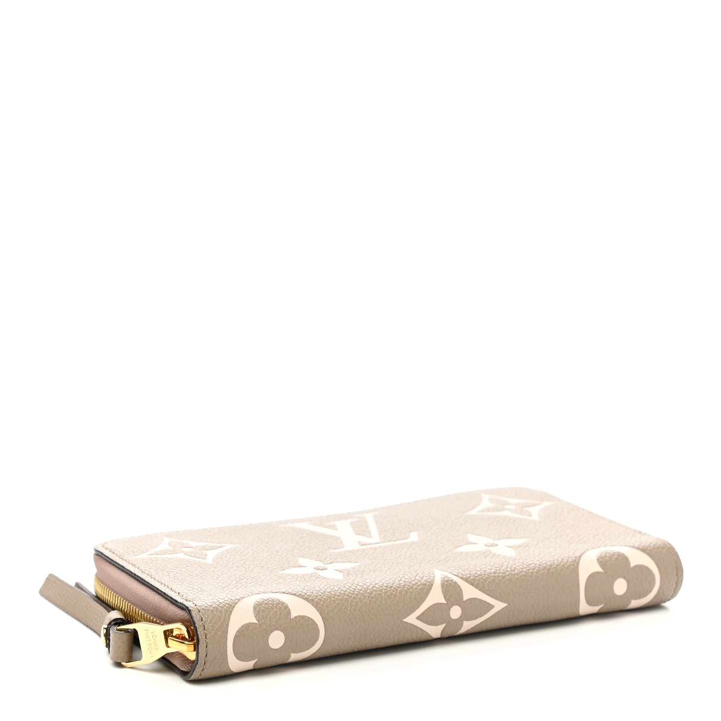 Empreinte Monogram Giant Zippy Wallet Tourterelle Creme