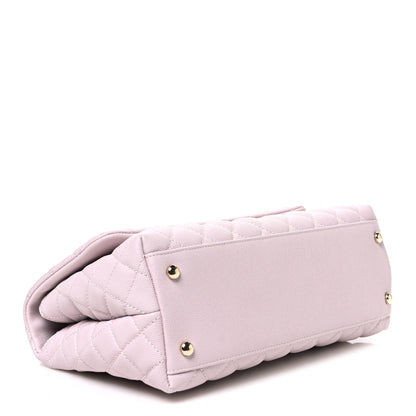 Chanel Caviar Quilted Small Coco Handle Flap Lilas Lilac 4 of 11