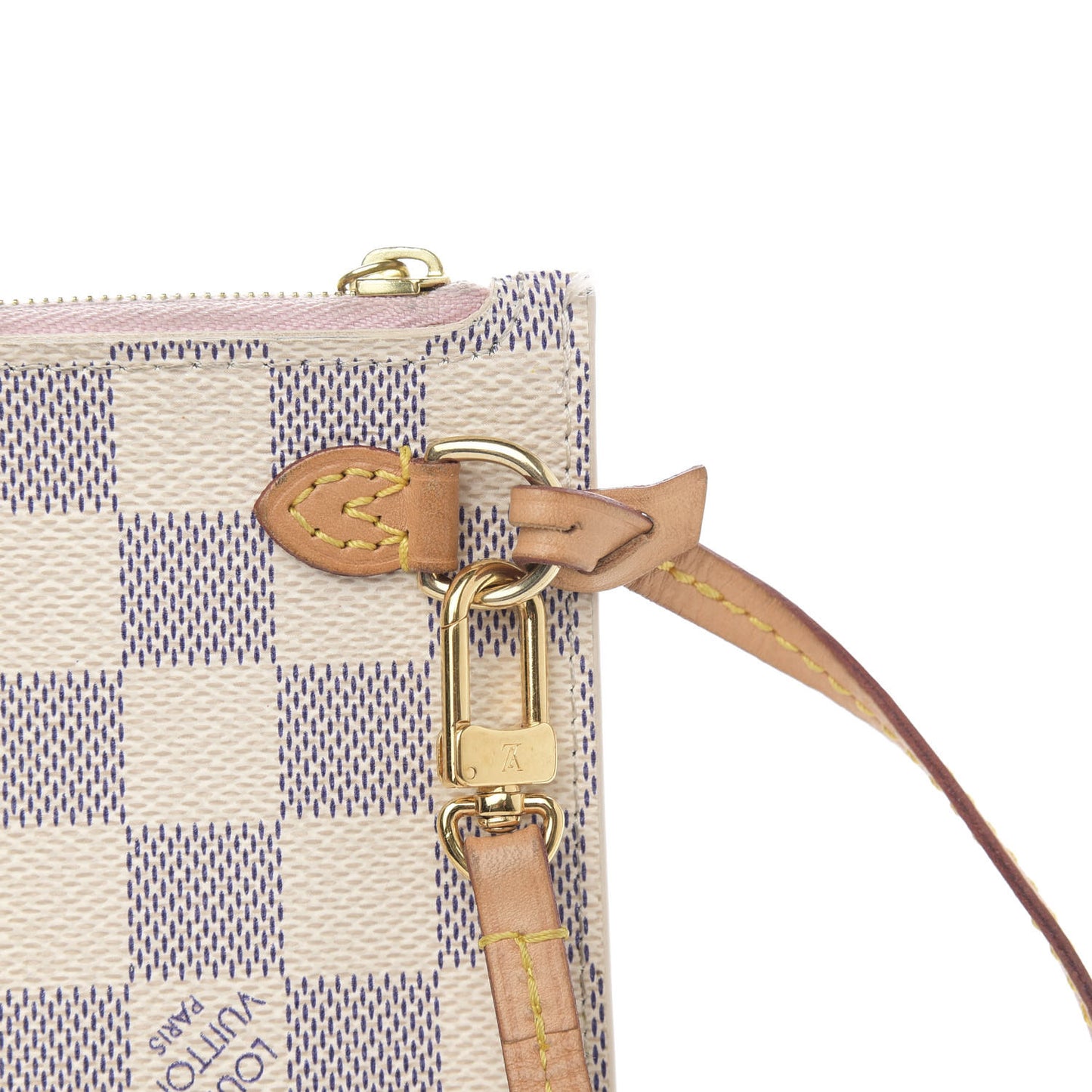 Damier Azur Neverfull MM GM Pochette Rose Ballerine