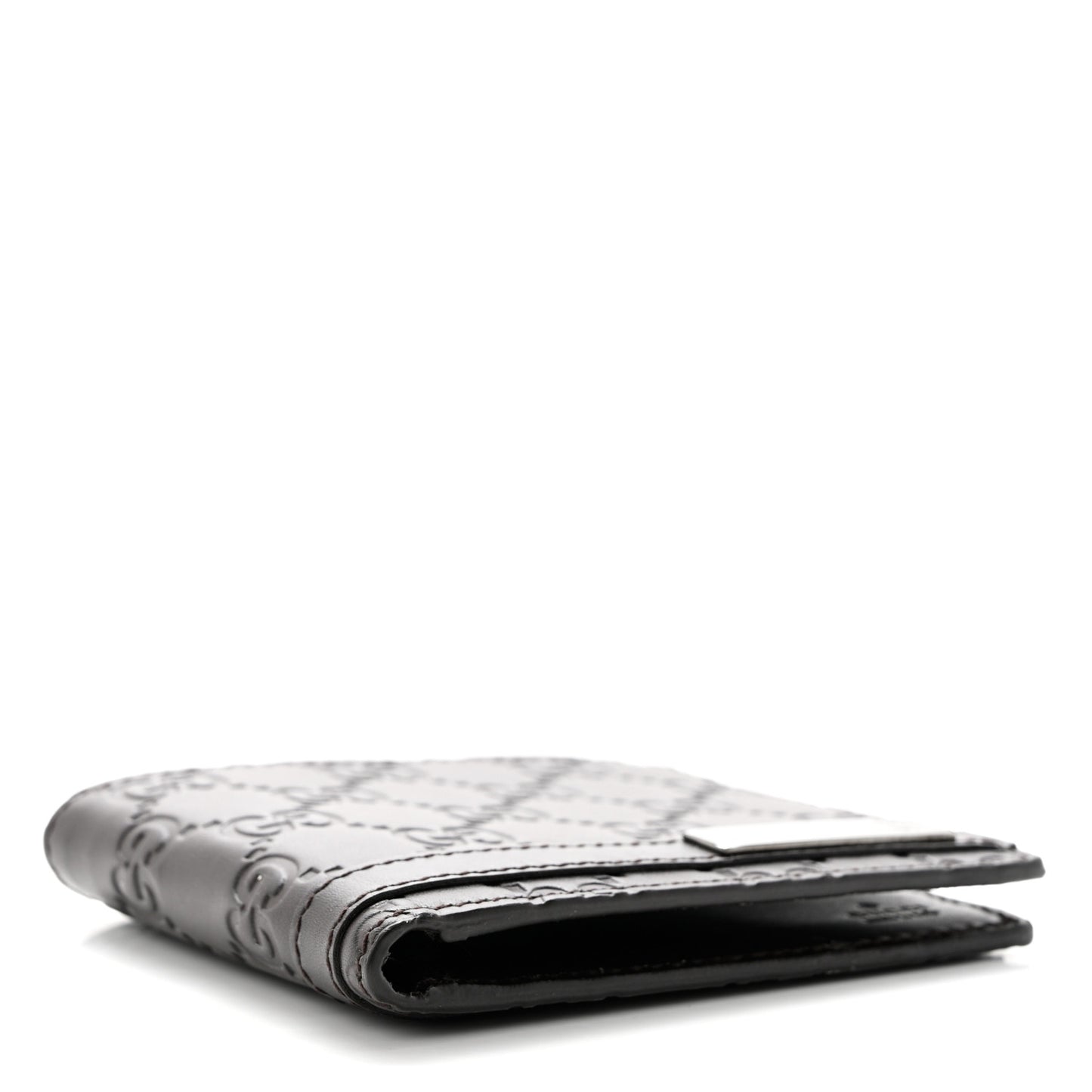 Guccissima Bi-Fold Wallet Chocolate