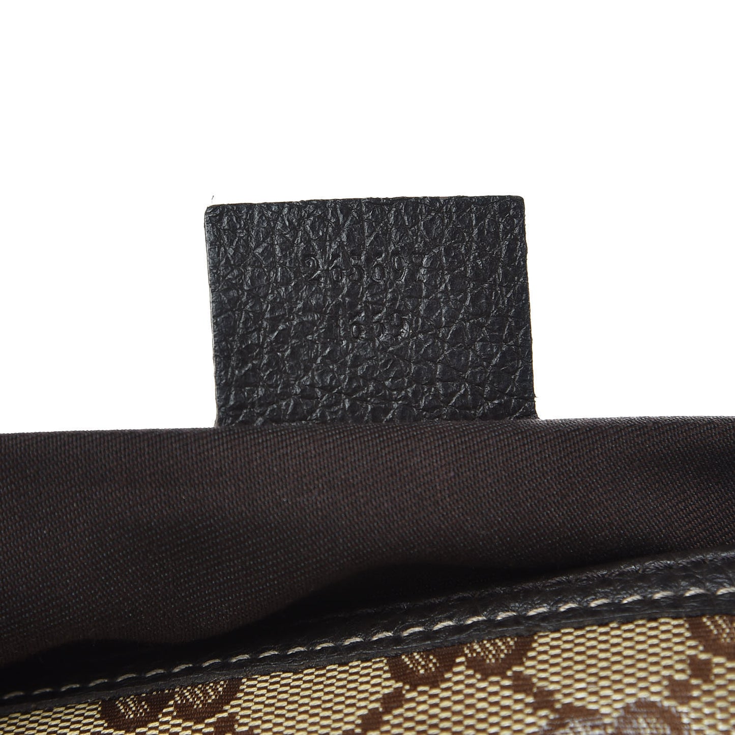 Crystal Monogram Medium Joy Boston Dark Brown