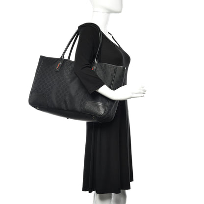 Gucci Monogram Large Princy Tote Black 2 of 10