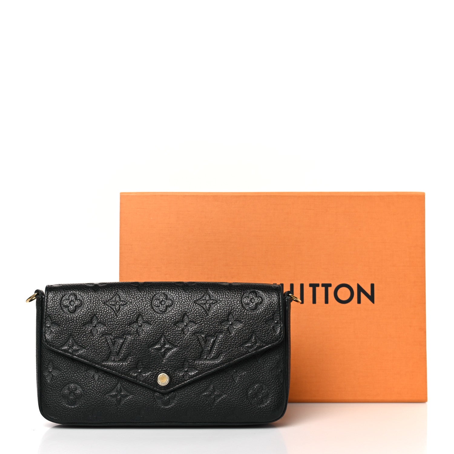 Louis Vuitton Empreinte Pochette Felicie Chain Wallet Black 10 of 10