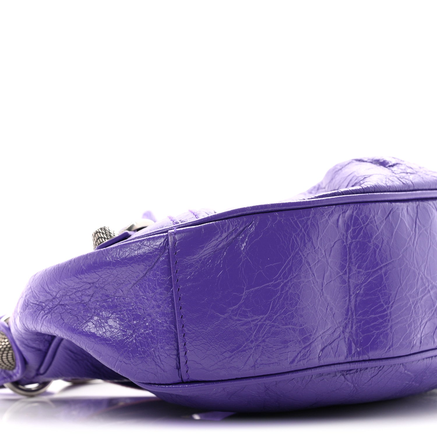 Balenciaga Agneau Arena Le Cagole Shoulder Bag XS Purple 10 of 11