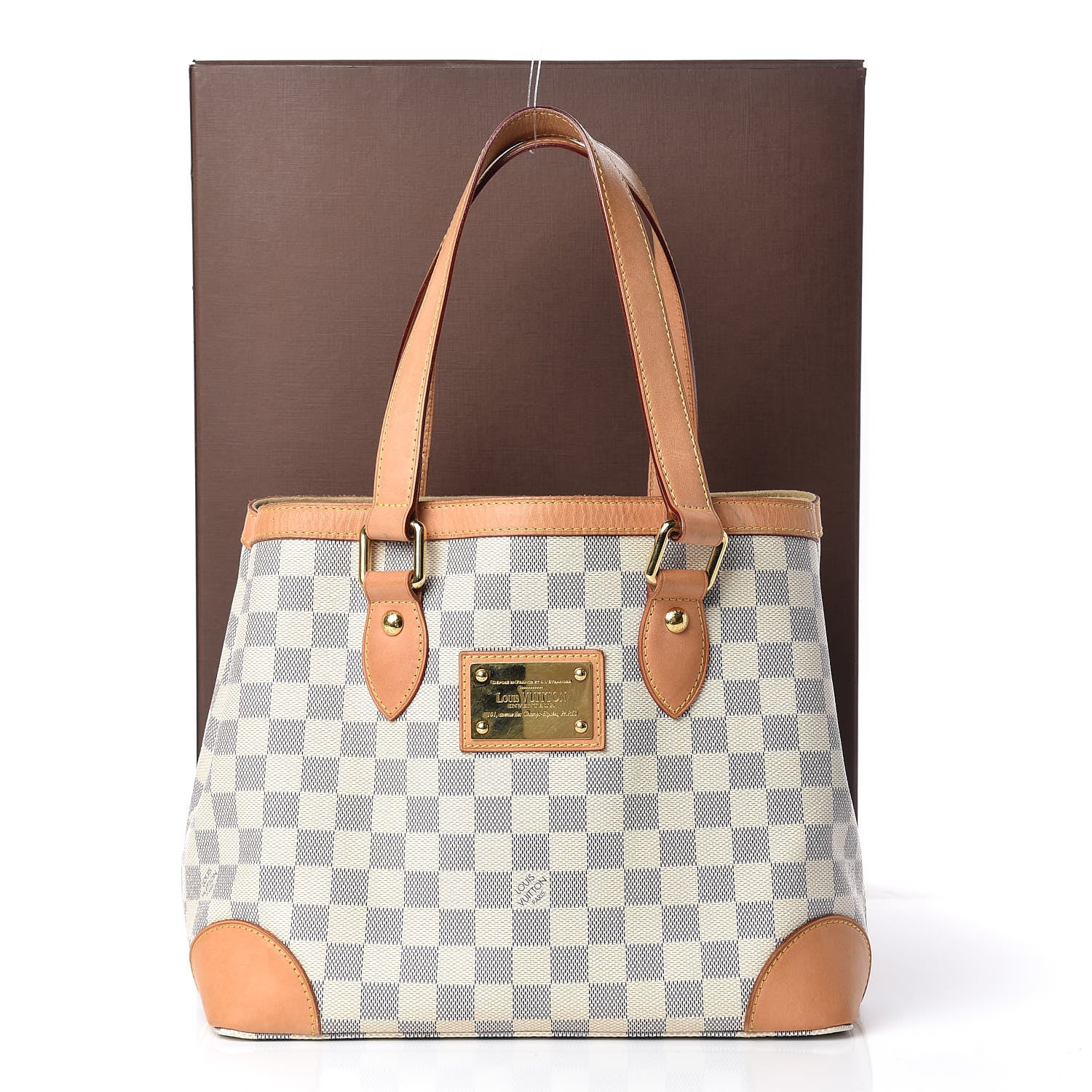Louis Vuitton Damier Azur Hampstead PM 17 of 17