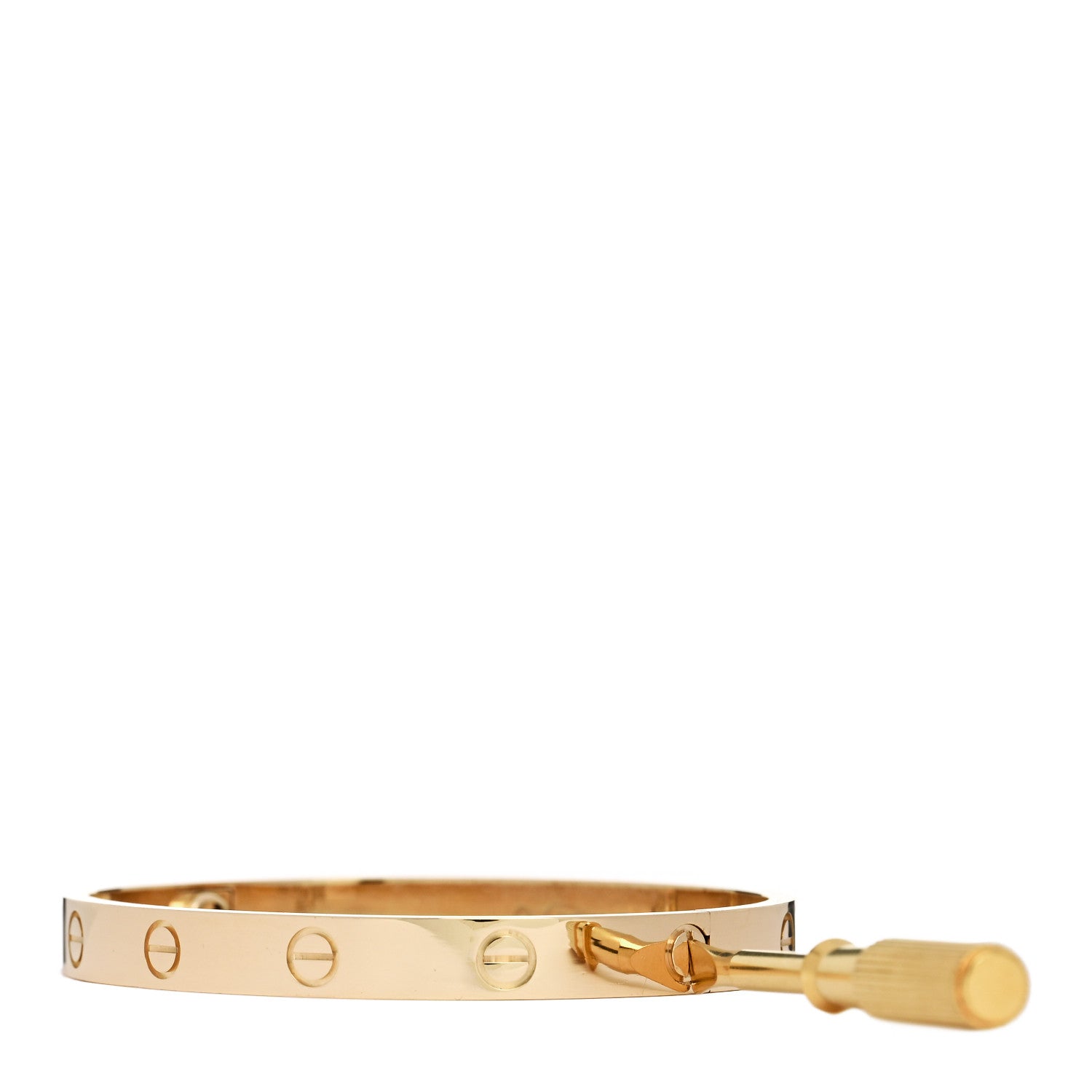 Cartier 18K Yellow Gold LOVE Bracelet 17 3 of 9