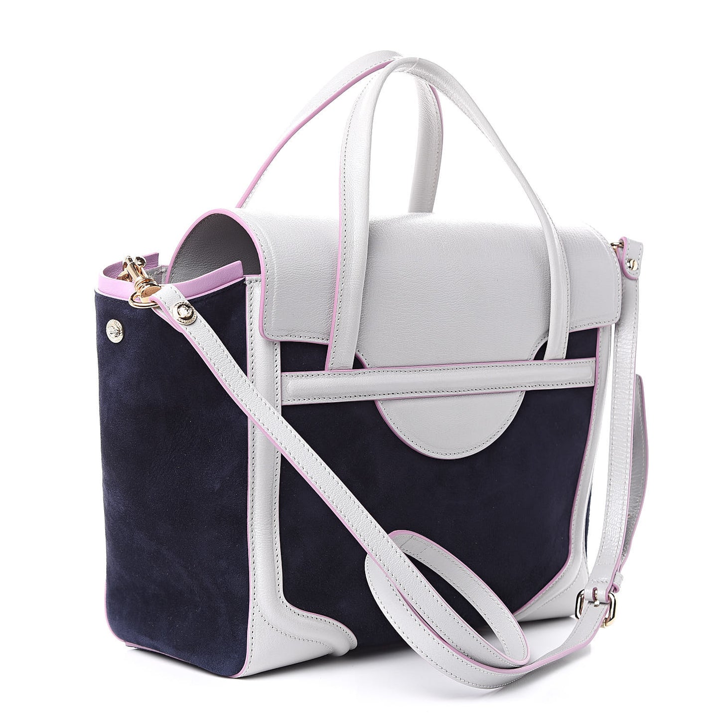 Suede Nappa Goatskin Signature Bag Multicolor