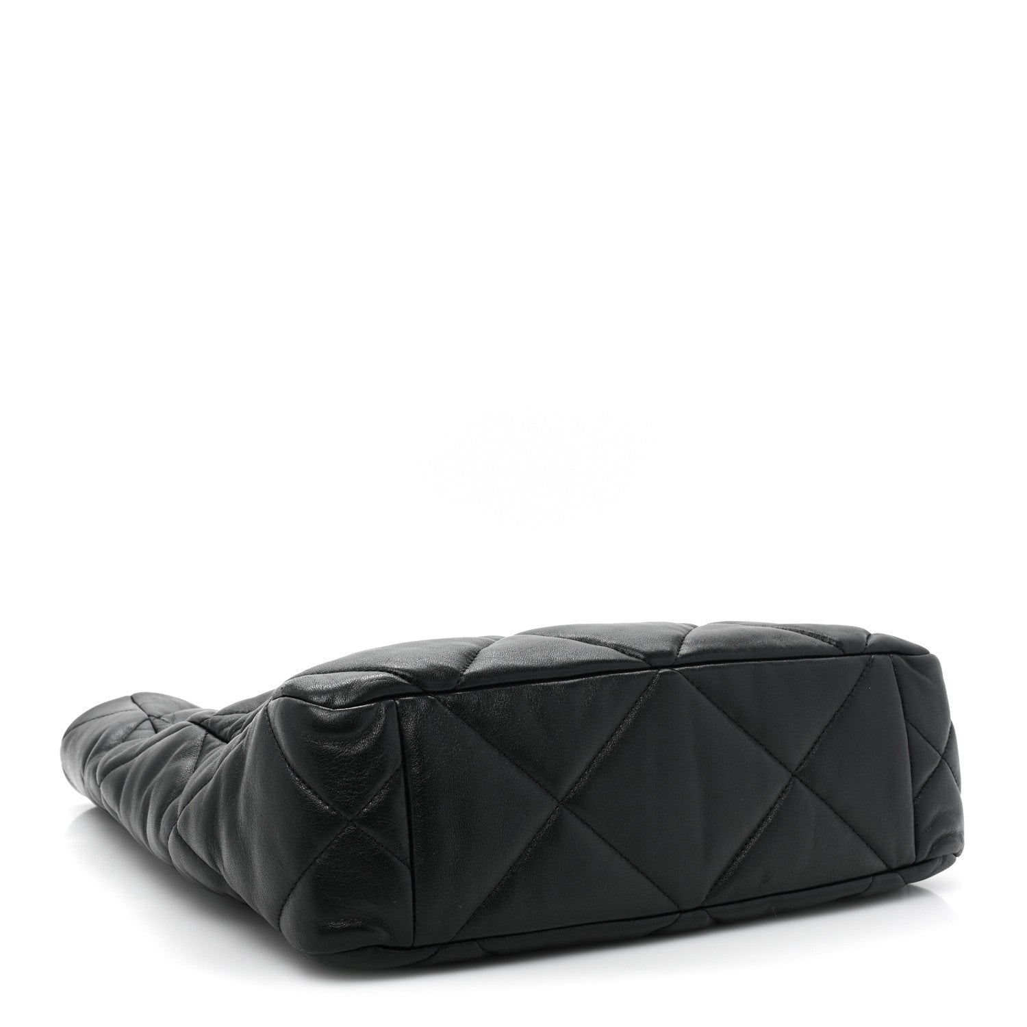 Chanel Lambskin Quilted Chanel 19 Shopping Bag Black 4 of 13
