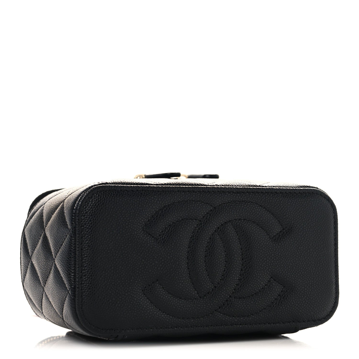 Chanel Caviar Quilted Small Vanity Case With Chain Black 4 of 12