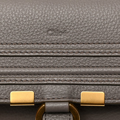 Chloe Calfskin Marcie Continental Flap Wallet Cashmere Grey 7 of 9